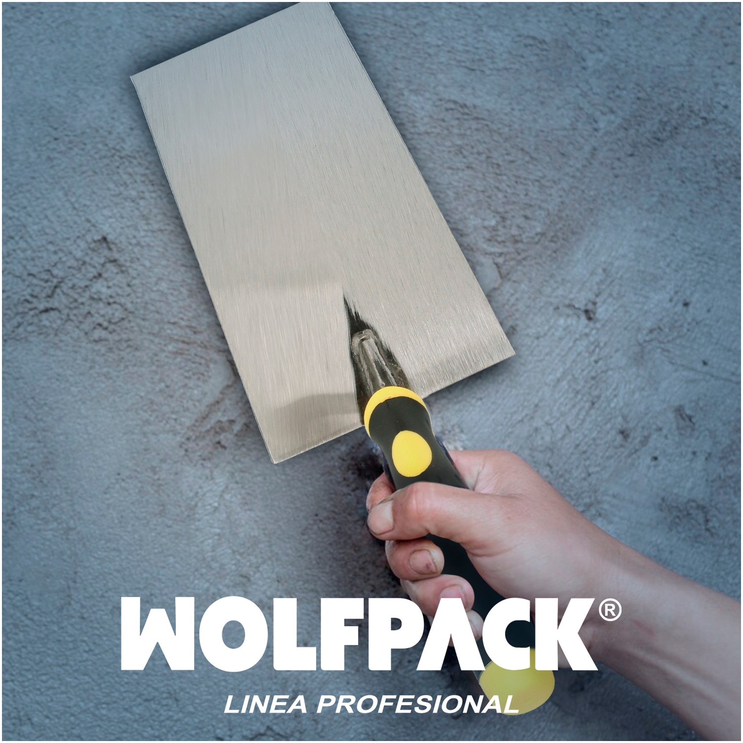Paleta Wolfpack Gummy Grip 341-A / 180 mm.