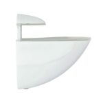 Soporte Pelicano Regulable Para Estante 1 / 35 mm. Blanco (1 Pieza)