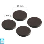 Iman Wolfpack Ferrita Disco Ø 25x3 mm. (Blister 4 Piezas)