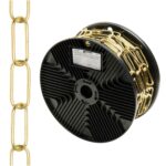 Cadena Decorativa Lisa Latonada 3,4x43 mm. Rollo 20 metros