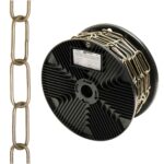 Cadena Decorativa Lisa Cuero 3,4x43 mm. Rollo 20 metros