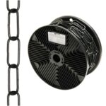 Cadena Decorativa Lisa Negra 3,4x43 mm. Rollo 20 metros