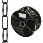 Cadena Decorativa Grabada Negra 4,0x46 mm. Rollo 20 metros