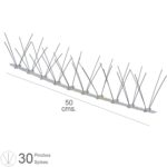 Pincho Anti Paloma 0,5 Metros Polietileno Pincho Doble 30 Pinchos