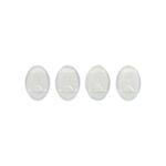 Colgador Oryx Transparente Pequeño (Blister 4 Unidades) Adhesivo