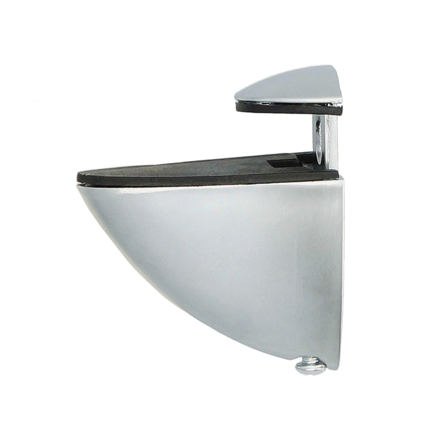 Soporte Pelicano Regulable Para Estante 1 / 20 mm. Cromo Mate (1 Pieza)