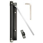 Muelle Puerta Wolfpack Aluminio Anodizado Negro (Blister 1 Pieza)