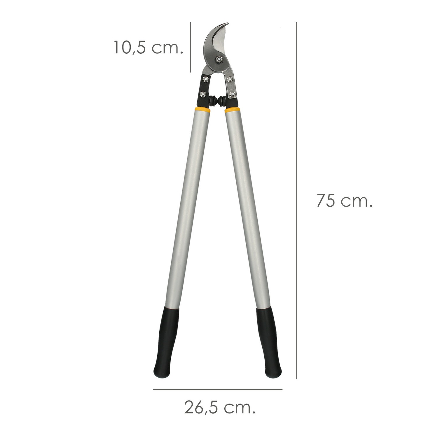 Tijeras Podar 2 Manos Profesional Forja y Alumnio 75 cm.