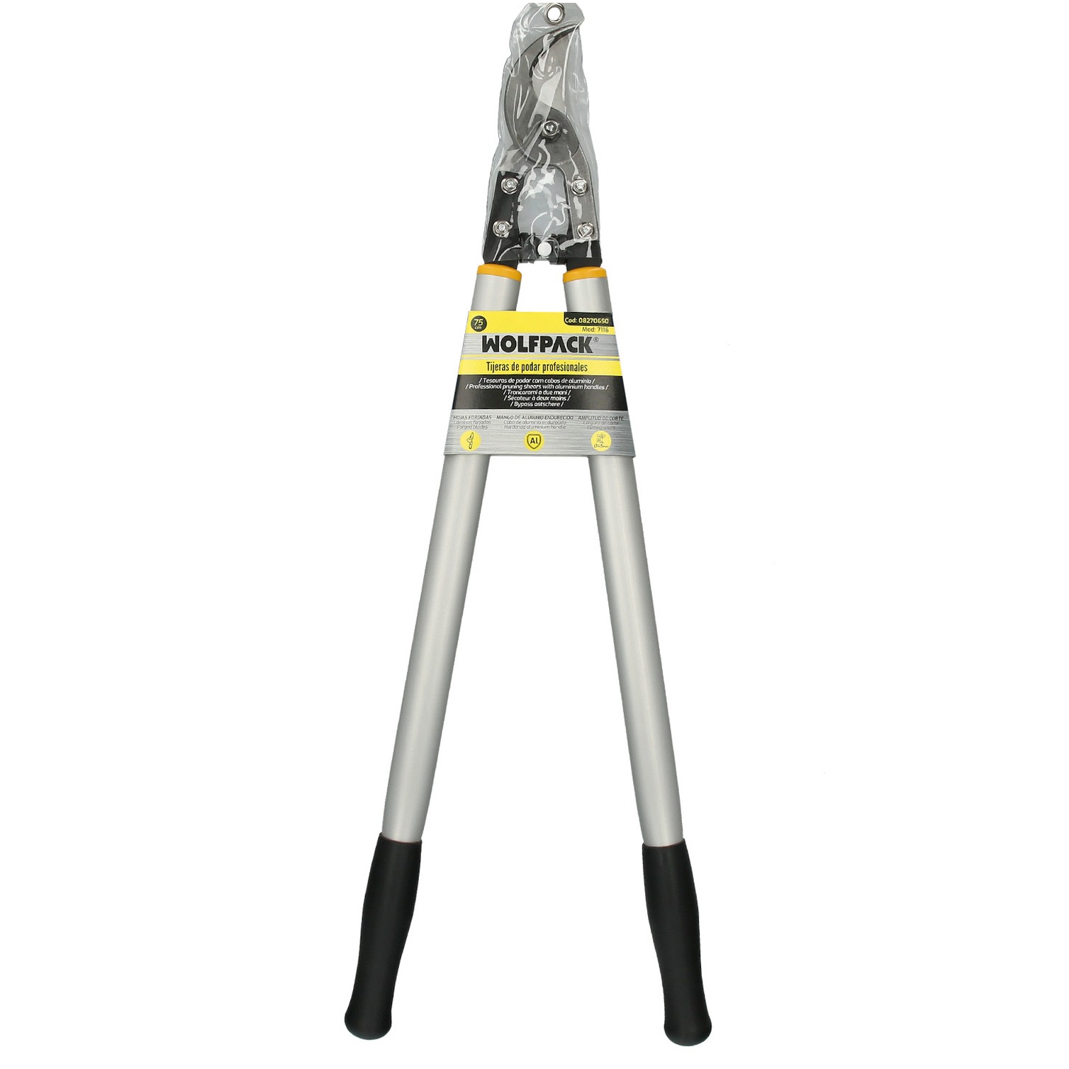 Tijeras Podar 2 Manos Profesional Forja y Alumnio 75 cm.