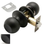 Pomo Puerta Wolfpack Sencillo Negro Para Pasillo