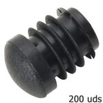 Contera Plastico Redonda Interior Negra Para Tubo Exterior Ø 18 mm. Bolsa 200 Unidades [+7 variaciones de Medida Disponibles]
