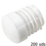 Contera Plastico Redonda Interior Blanca Para Tubo Exterior Ø 18 mm. Bolsa 200 Unidades [+4 variaciones de Medida Disponibles]