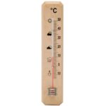 Termometro Pared / Jardin Madera 20 cm.