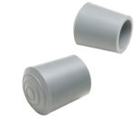 Taco Goma Para Andador 25 mm. Gris Bolsa 100 Unidades