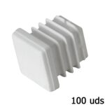 Contera Plastico Cuadrada 22x22 mm. Bolsa 100 Unidades