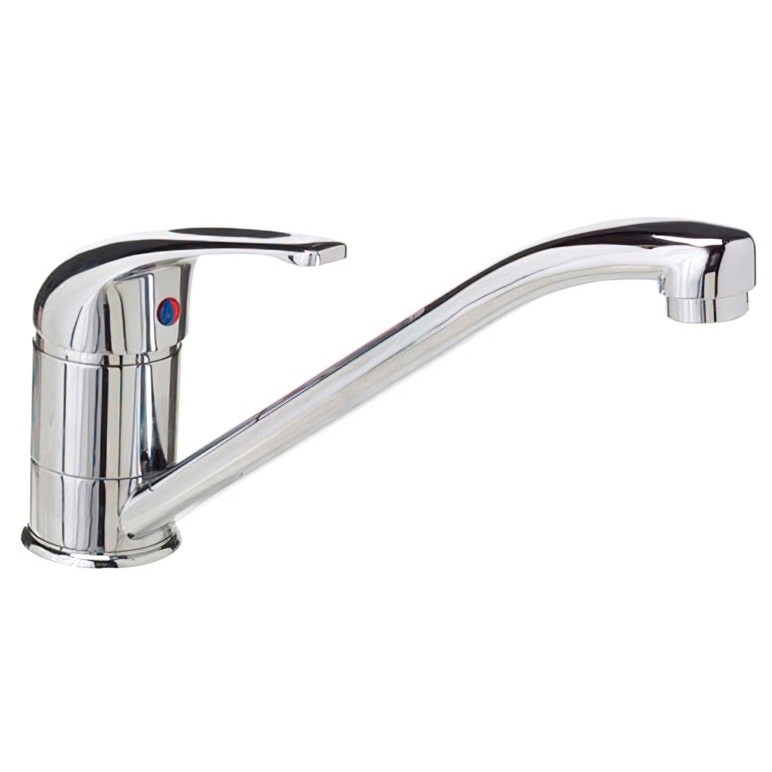 Monomando Fregadero Con Caño Horizontal Con Cartucho Ceramico Ø 40 mm.