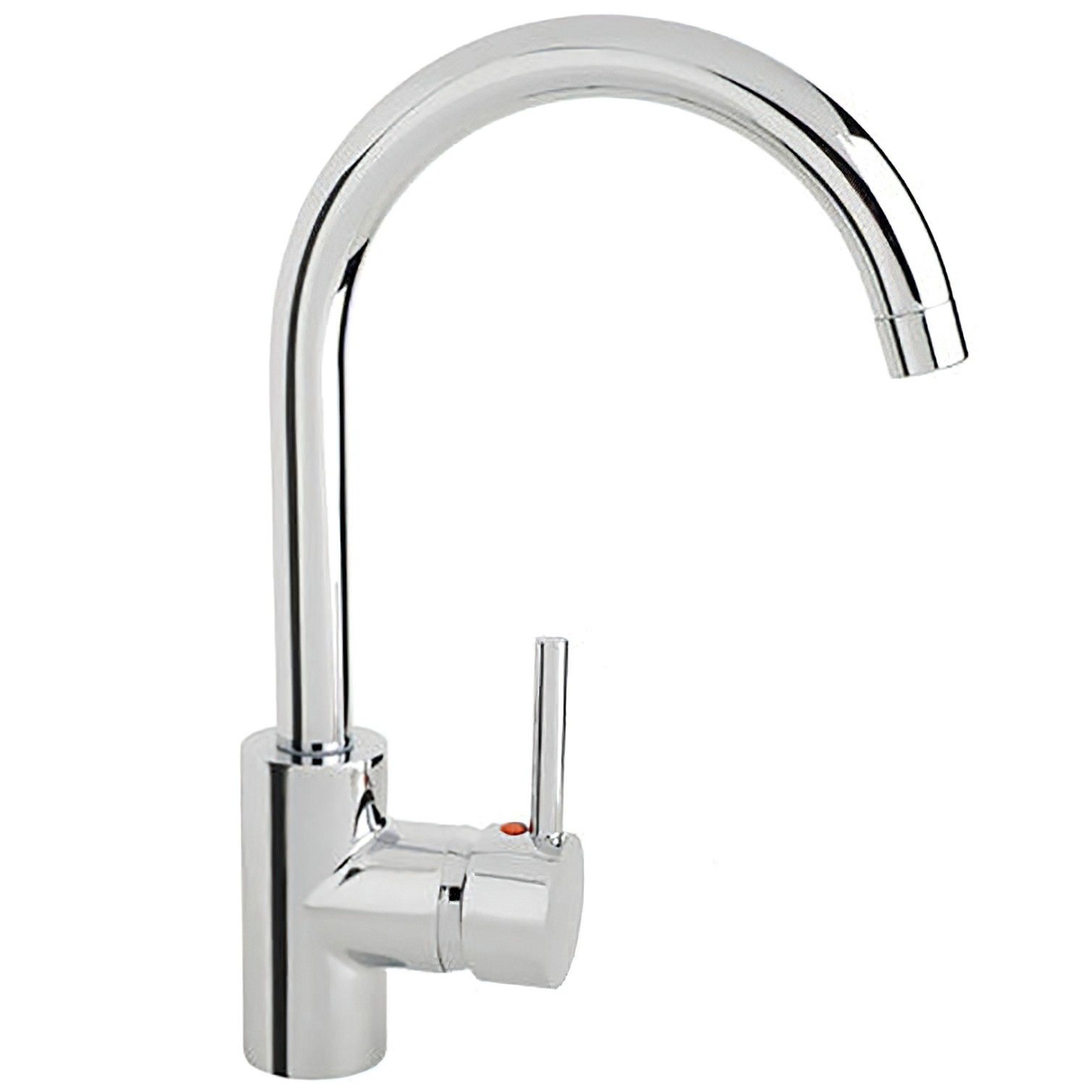 Monomando "Línea Flow" Fregadero Con Caño Alto Con Cartucho ceramico Ø 40 mm.