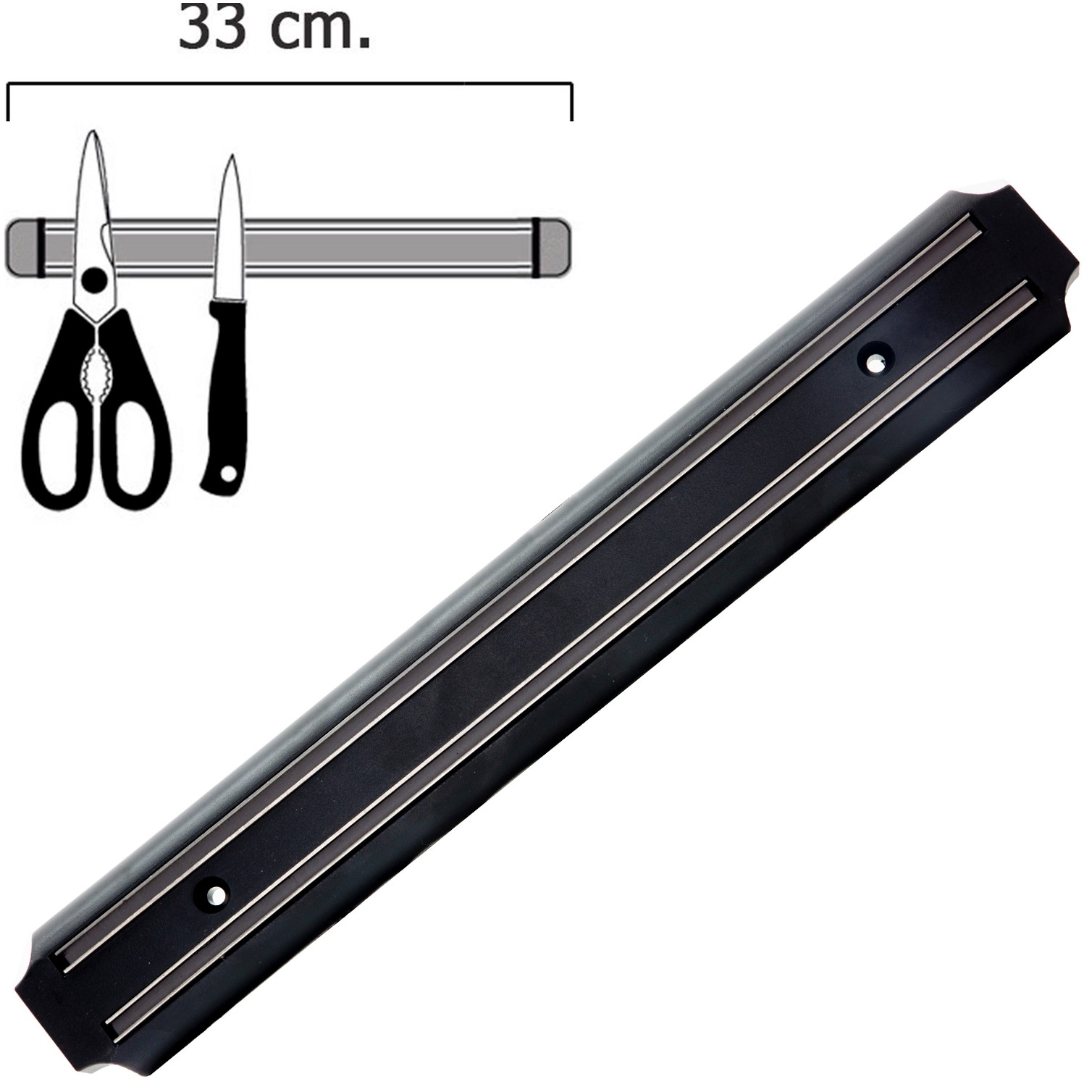 Iman Barra 33 cm. Para Colgar Cuchillos / Multiusos