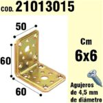 Soporte Para Madera Ángulo 50x 60x 60 mm.