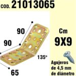Soporte Para Madera Ángulo 65x90x90 mm./135°