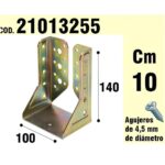 Soporte Para Madera Alas Interiores Bicromatado 100 mm.