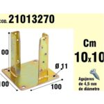 Soporte Para Madera Anclaje Bicromatado 100 mm.