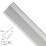Tapajuntas Adhesivo Para Ceramica Metal Plata 82,0 cm. [+3 variaciones de Medida Disponibles]