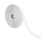 Cinta Velcro Gancho Con Adhesivo Blanco Rollo 25 metros