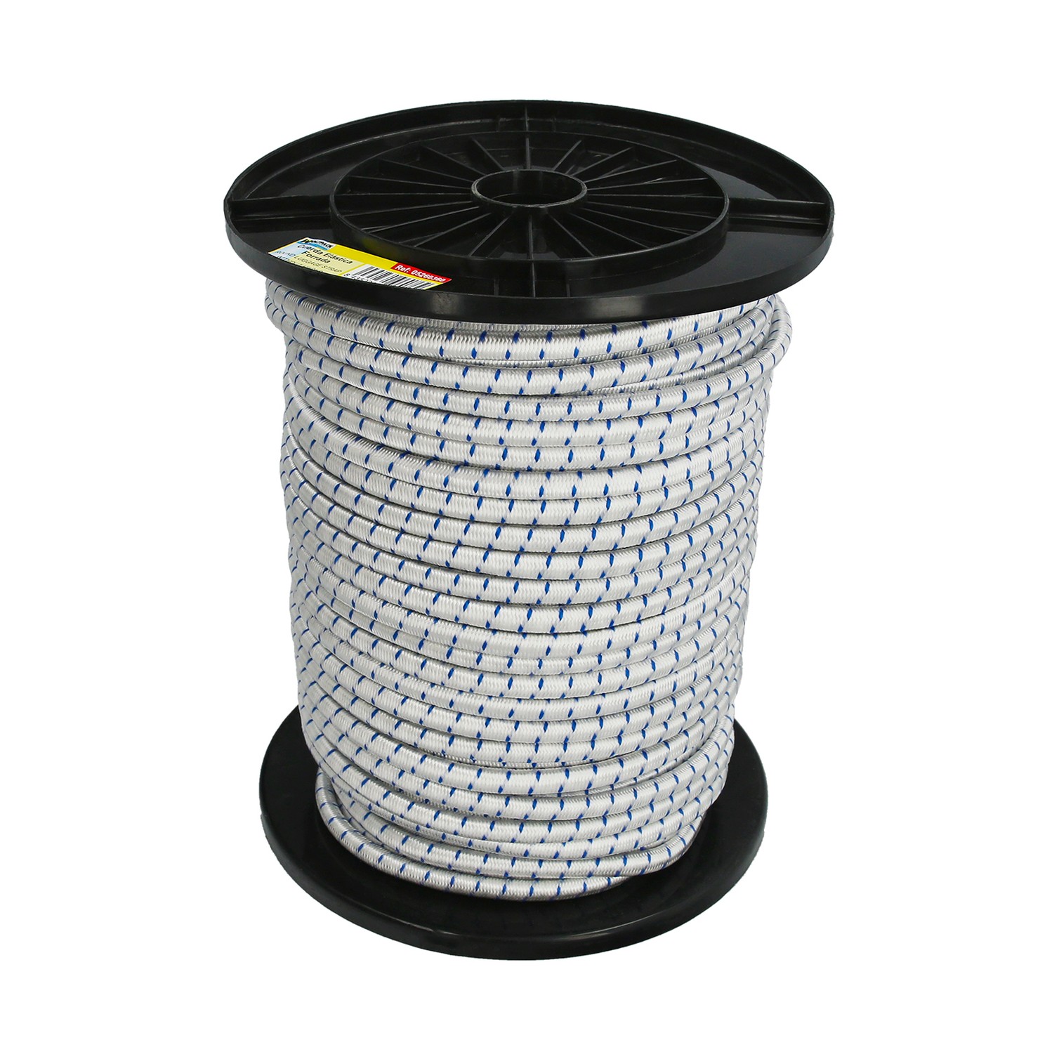 Cuerda Elástica Forrada 6 mm. Rollo de 100 metros