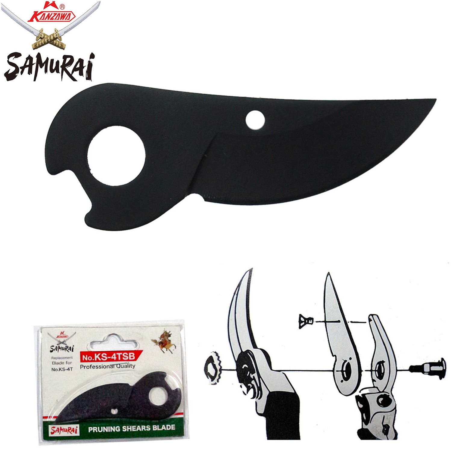 Hoja Recambio Tijera Samurai KS-4T