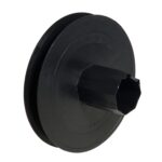 Disco Persiana Plastico Espiga Metalica 136x40 mm. Cinta 14 mm.