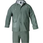 Traje de Agua Impermeable Verde Pvc Talla 6-M [+4 variaciones de Talla Disponibles]