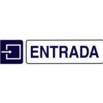 Rotulo Adhesivo 250x63 mm. Entrada