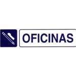 Rotulo Adhesivo 250x63 mm. Oficinas