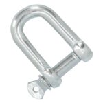 Grillete Recto Galvanizado 5 mm. 3/16" Uso Domestico
