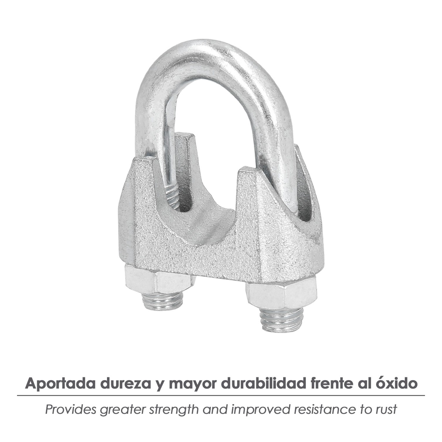Sujetacables Galvanizado 24 mm. 1" Uso Domestico