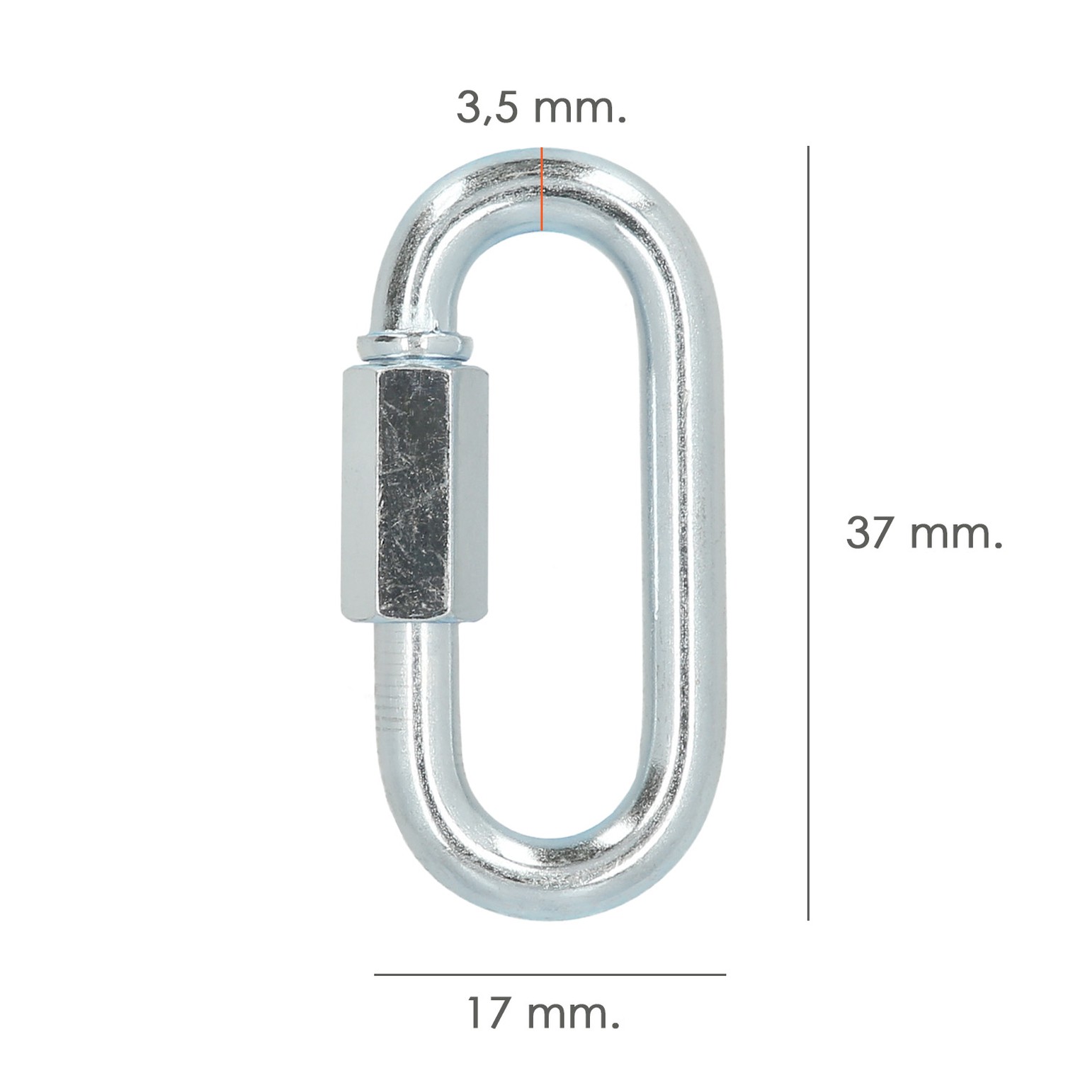 Enganche Rapido Cadena 3,5 mm.
