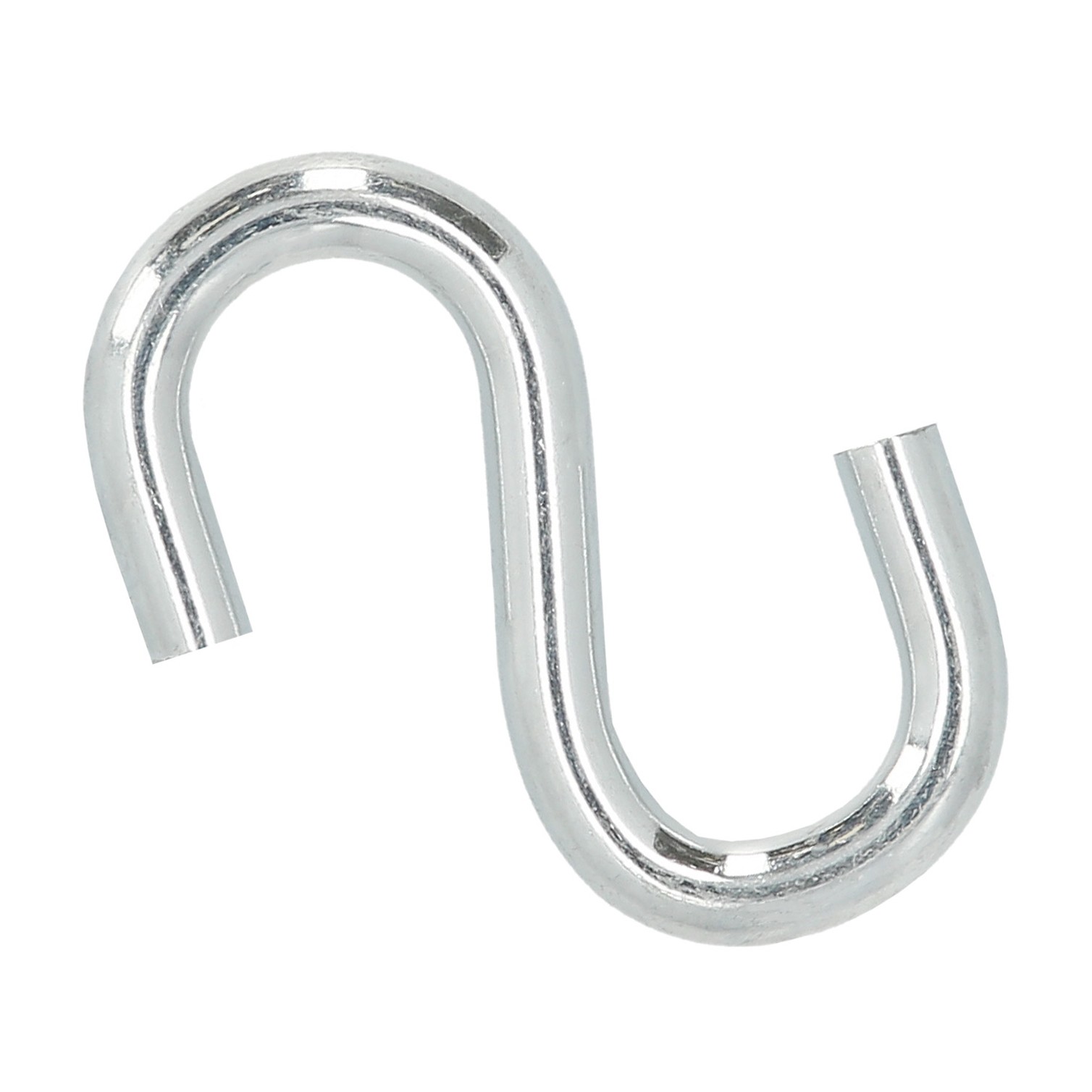 Gancho "S" Hierro Zincado 80 mm. "Uso Doméstico"