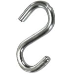 Gancho "S" Hierro Zincado 80 mm. "Uso Doméstico"