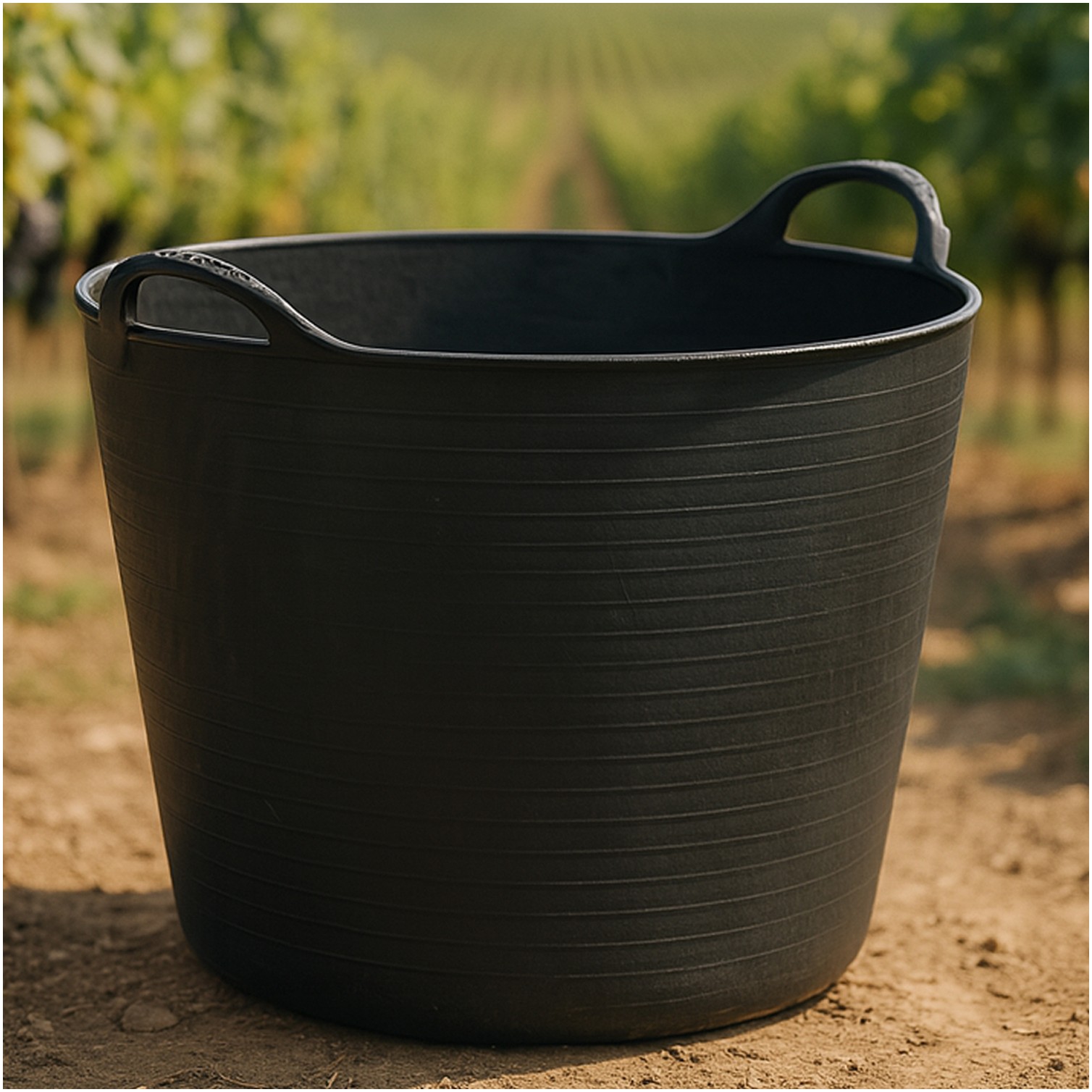 Capazo Plastico Negro Numero 42
