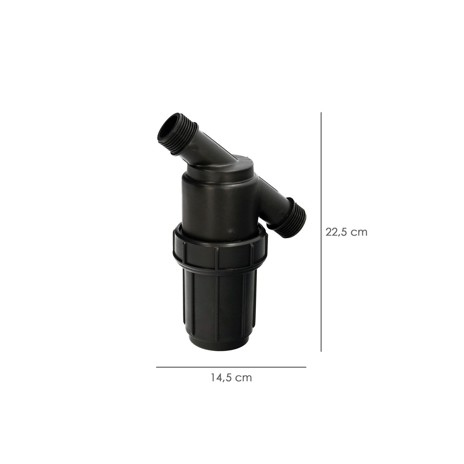 Filtro Con Malla Interior 1" Para Sistema De Goteo (Malla 100 Mesh) Riego Por Goteo, Microaspersión, Riego Por Nebulizacion