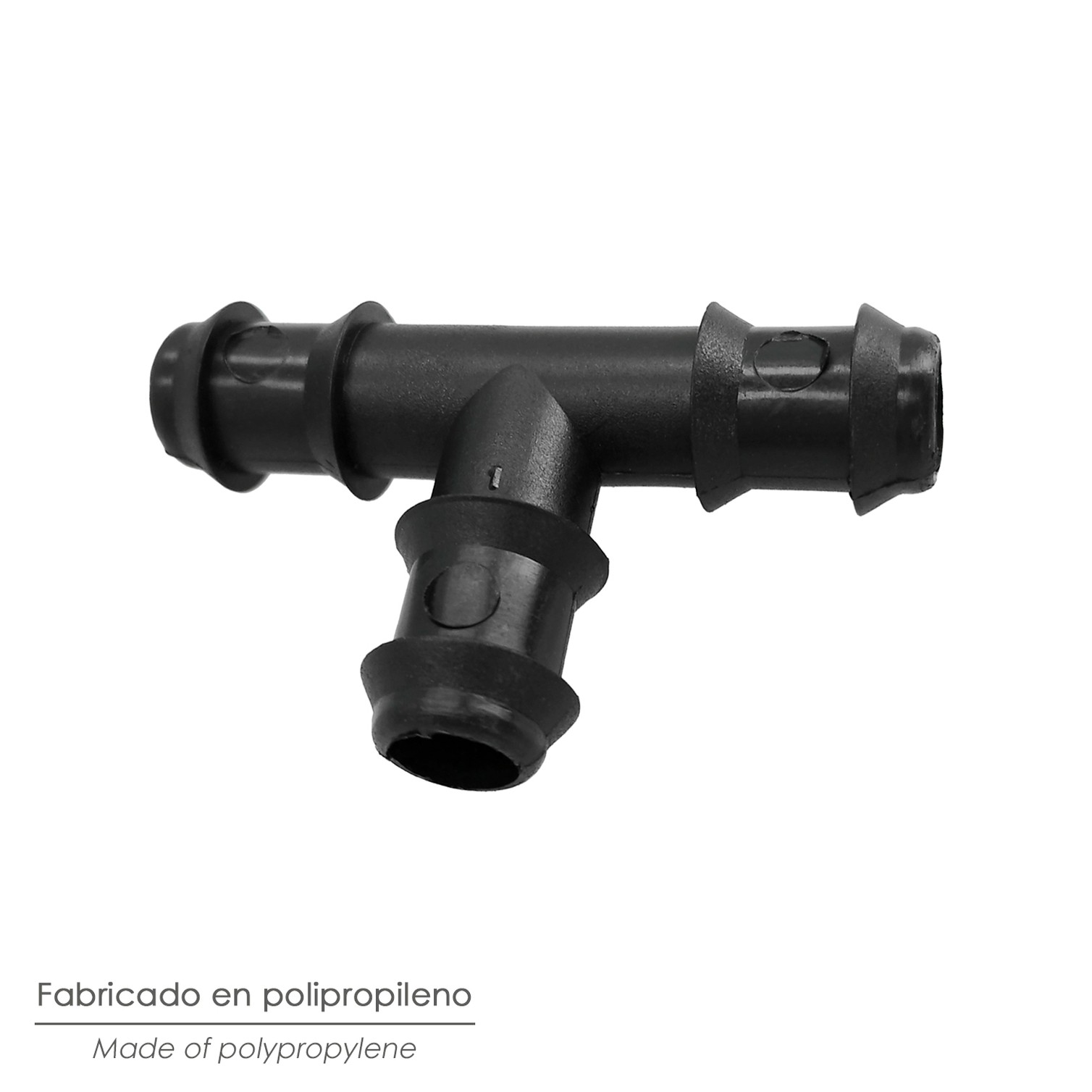 Te Simple Para Tuberias Goteo Ø 16 mm. (Bolsa 100 Piezas) Riego Por Goteo, Microaspersión, Riego Por Nebulizacion