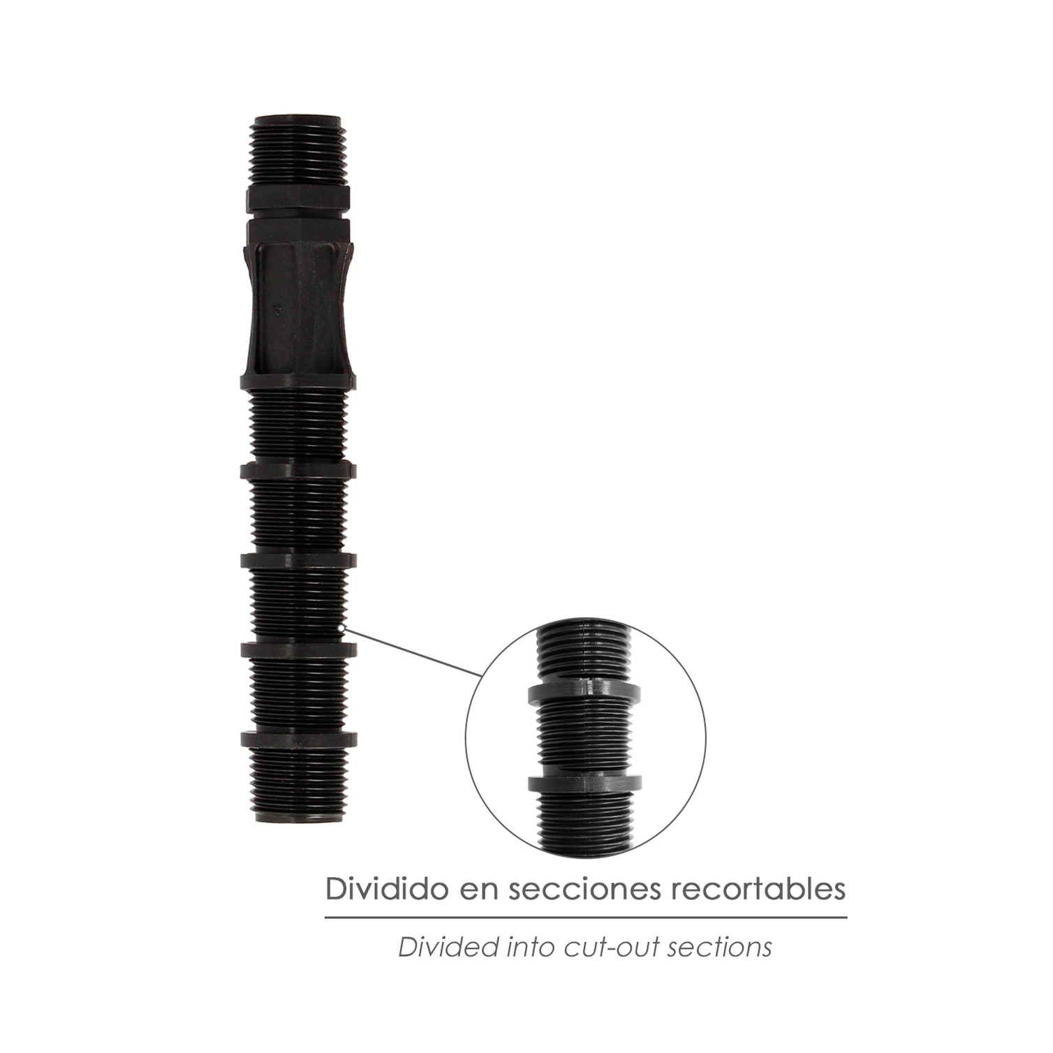 Bobina Recortable Para Difusores Goteo Ø 1/2" - Ø 1/2" Riego Por Goteo, Microaspersión, Riego Por Nebulizacion