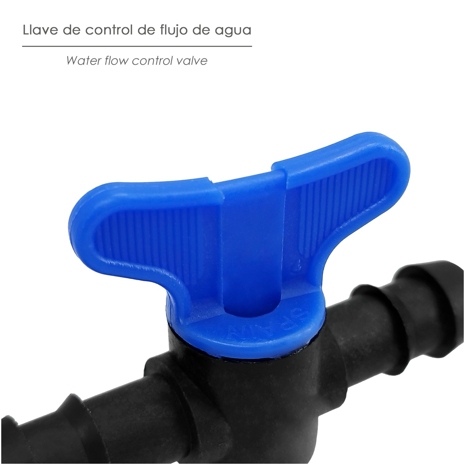 Llave De Paso Extra Para Tuberias Goteo Ø 16 mm. (Bolsa 50 Piezas) Riego Por Goteo, Microaspersión, Riego Por Nebulizacion