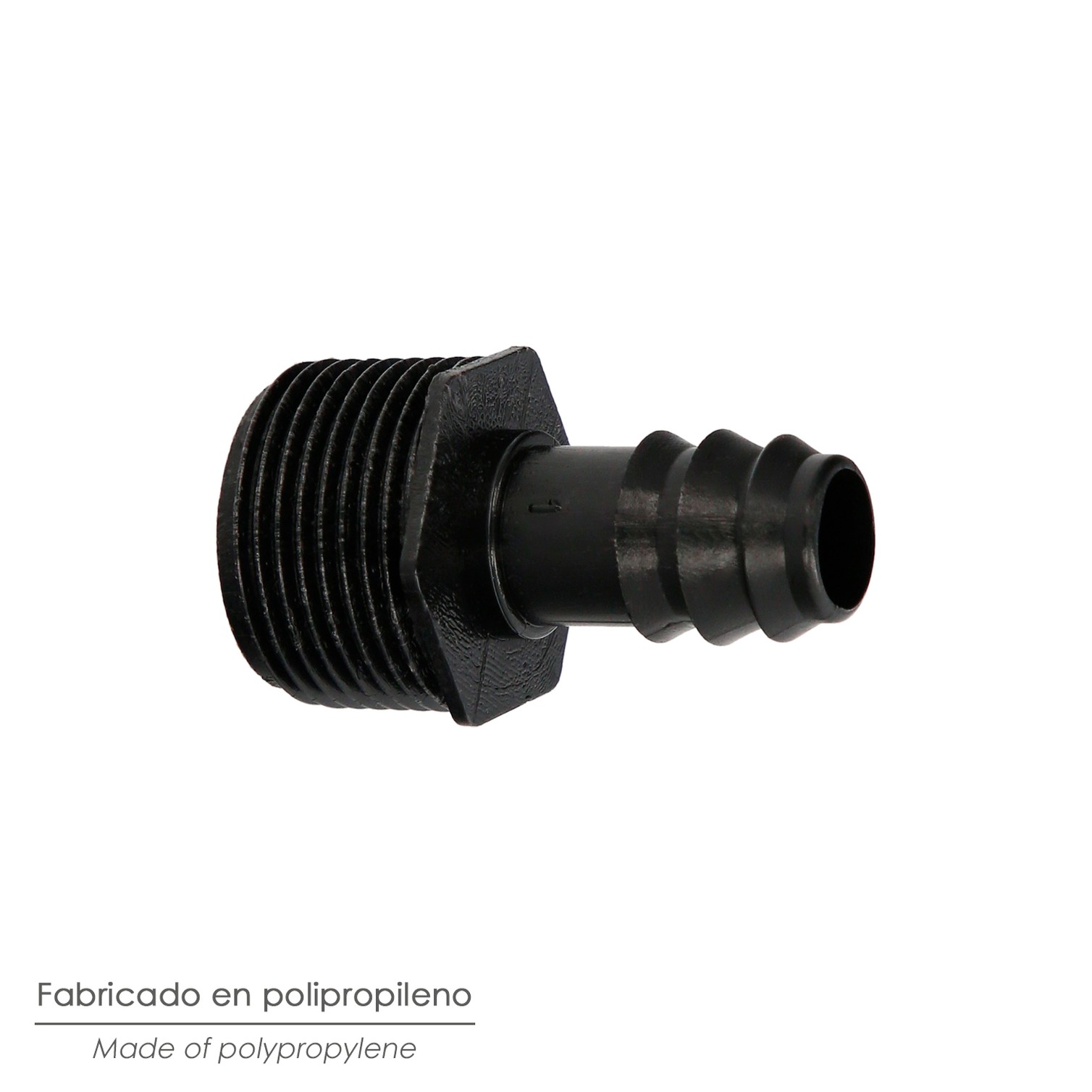 Union Rosca Macho 3/4" A Toma Para Tuberias Goteo Ø 16 mm. (Bolsa 100 uds) Riego Por Goteo, Microaspersión, Riego Nebulizacion