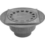Caldereta Sifonica Pvc Horizontal 250x250 mm. Salida Ø 90 - 110 mm.