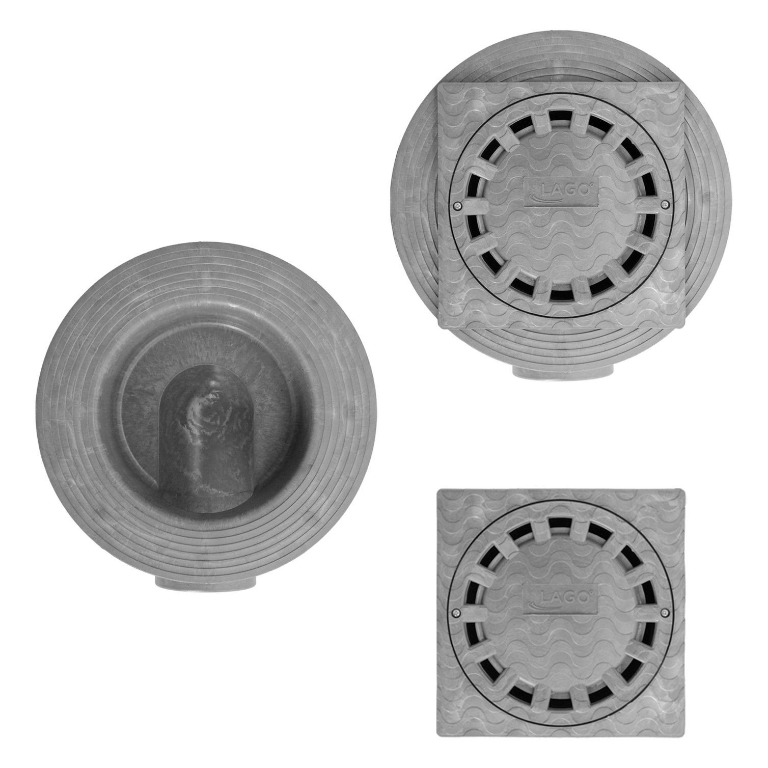 Caldereta Sifonica Pvc Horizontal 200x200/90mm