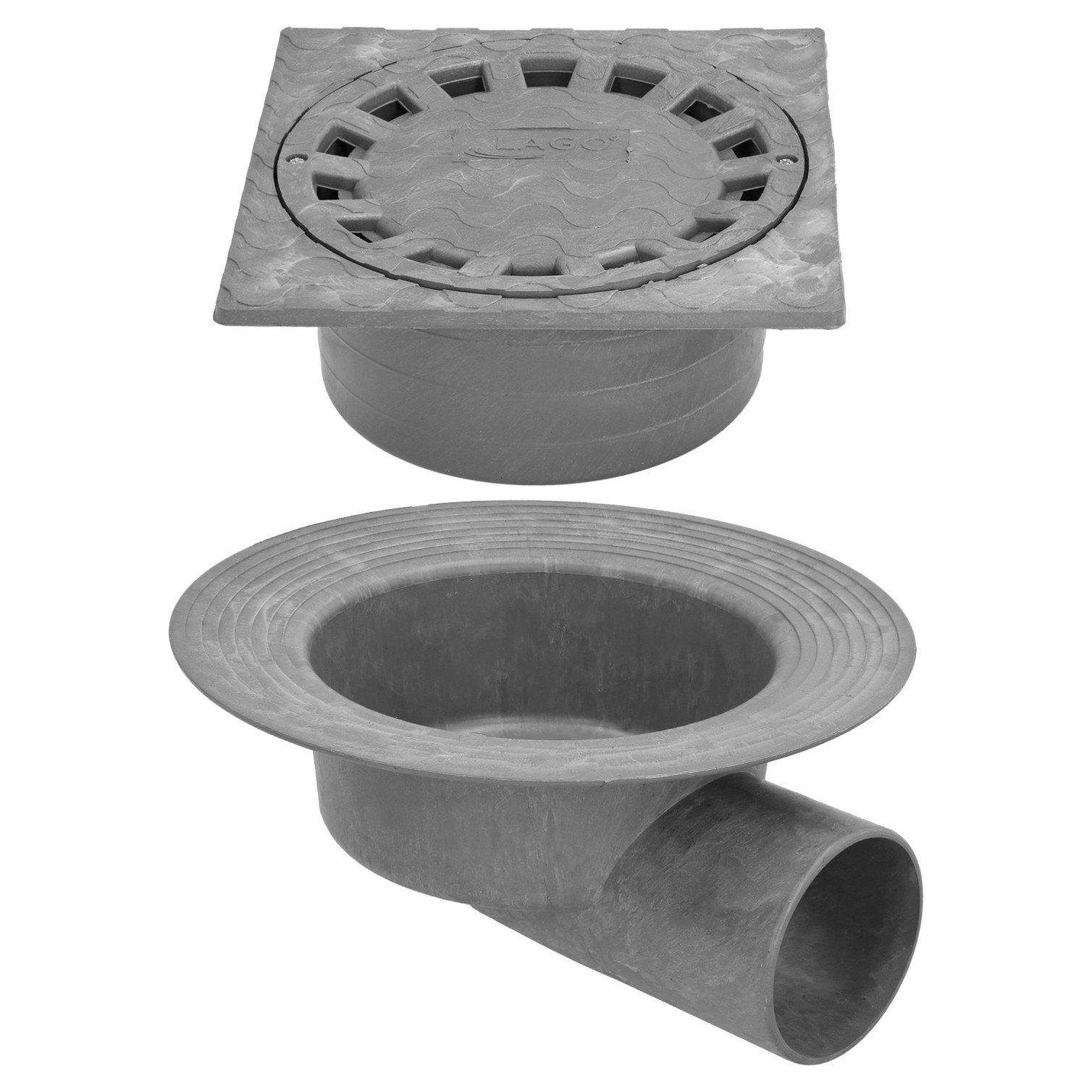 Caldereta Sifonica Pvc Horizontal 200x200/90mm