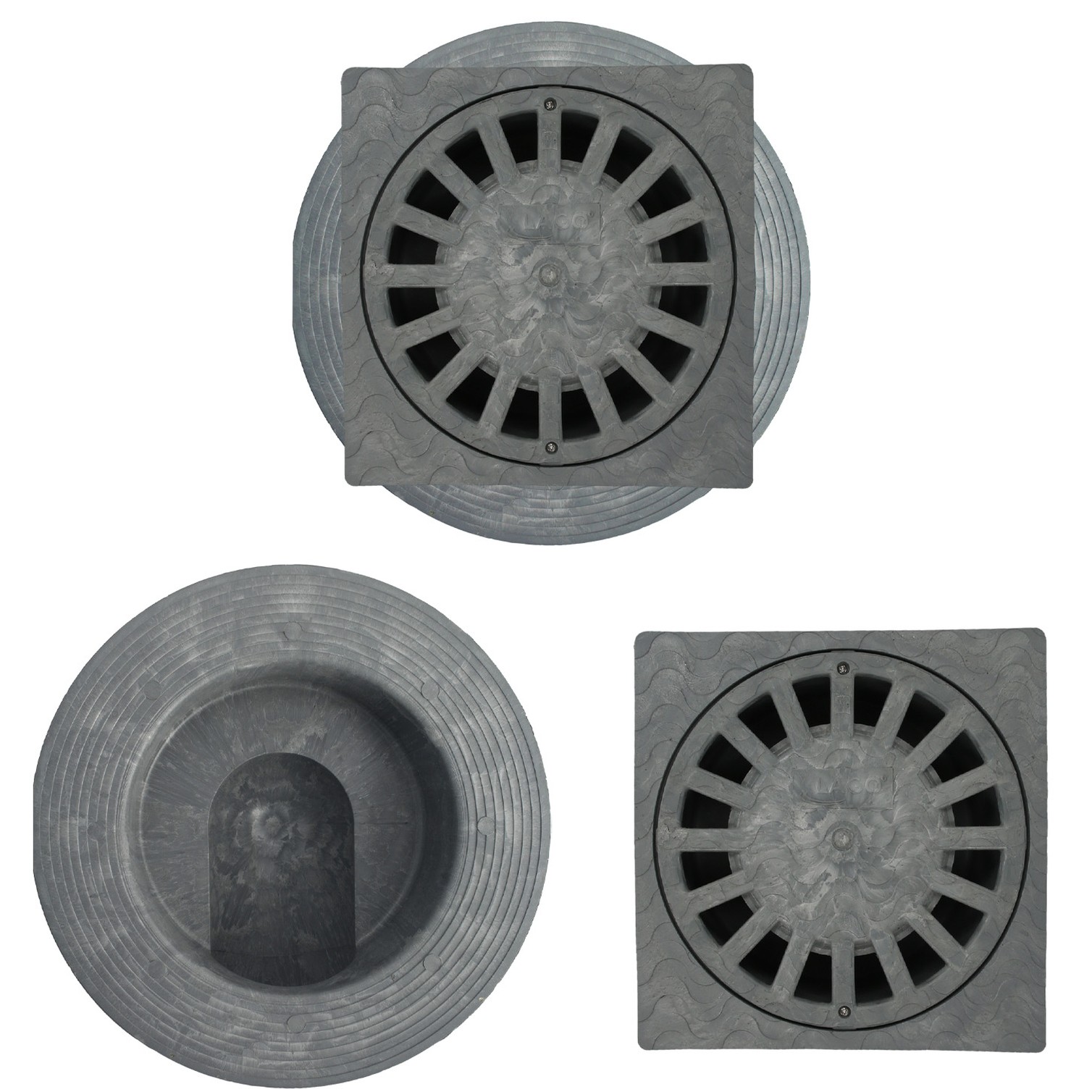 Caldereta Sifonica Pvc Horizontal 250x250/110mm