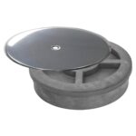 Tapa Bote Sifónico PVC Ø 110 mm.